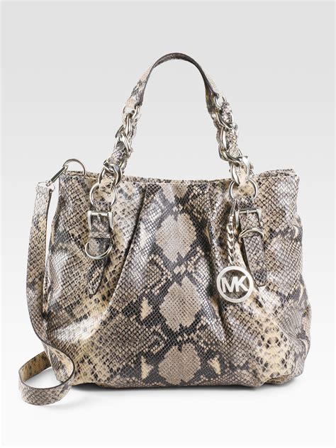 michael kors python bag sale|Michael Kors glitter purse.